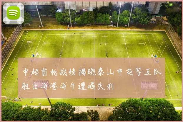 中超首轮战绩揭晓泰山申花等五队胜出海港海牛遭遇失利